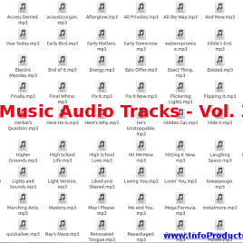 Music Audio Tracks – Volumen 3