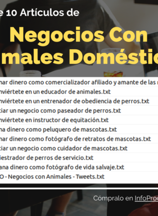 Pack-10Articulos-NegociosConAnimalesDomesticos-InfoProductos.com