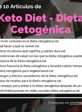 Pack-10Articulos--KetoDiet-DietaCetogenica-InfoProductos.com