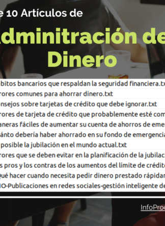 Pack10Articulos-AdministracionDelDinero-verdecito-InfoProductos.com