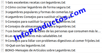 Pack 10 Artículos - LEGUMBRES (cocina) - Imagen 2