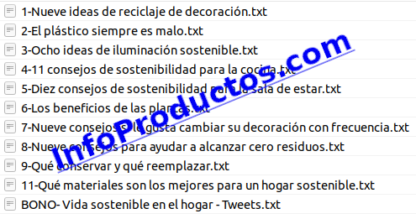 Pack 10 Artículos - VIDA SOSTENIBLE En El HOGAR - Imagen 2