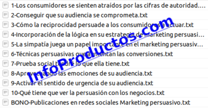 Pack 10 Artículos - MARKETING PERSUASIVO - Imagen 2