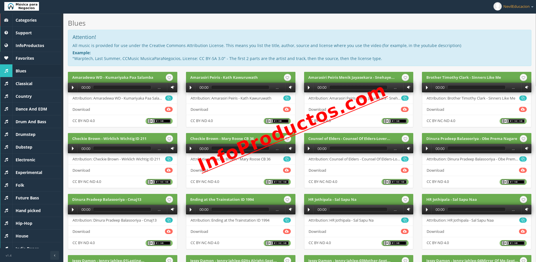MusicaParaNegocios-Categoria-Blue-infoproductos.com